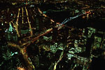 New-York City - Manhattan night view from top of World Trade Center