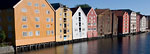 Trondheim - Entrepôts sur pilotis en front de mer
