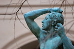 Lyon - Bronze statue at Beaux-Arts Palace