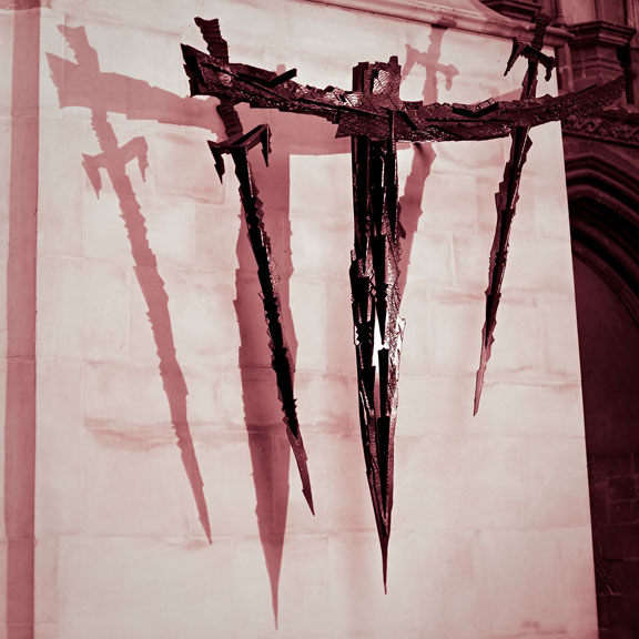 Lieu du martyr de Thomas Becket dans la cathédrale - GB/Angleterre - Canterbury - avril 2012 - Graphique